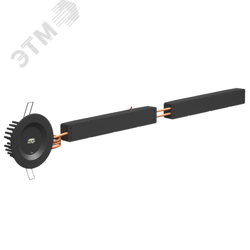 Аварийный светильник BS-ARUNA-83-L2-INEXI3 IP40 Black - фото 2
