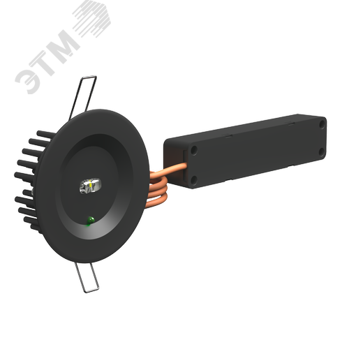 Аварийный светильник BS-ARUNA-10-L2-12/24 IP40 Black - фото 2