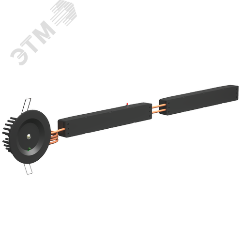 Аварийный светильник BS-ARUNA-53-L3-INEXI2 IP65 Black - фото 2