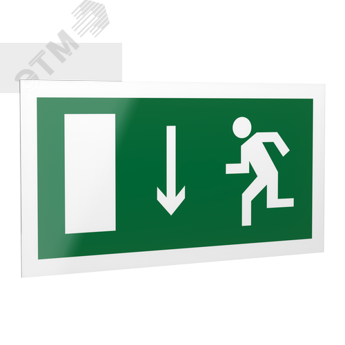 Знак безопасности PP-40205.E10''Указ. двери эвакуационного выхода (лев.)'' - фото 1