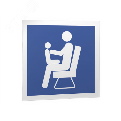 Знак безопасности PS-15164.D03''Места для инвалидов,пожилых людей,людей с детьми'' - фото 1