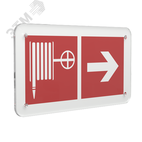 Знак безопасности PS-33186.F31''Указ. движения к пожарному крану направо'' - фото 1