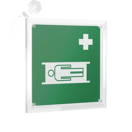 Знак безопасности PT-22228.EC02''Средства выноса (эвакуации) пораженных'' - фото 1