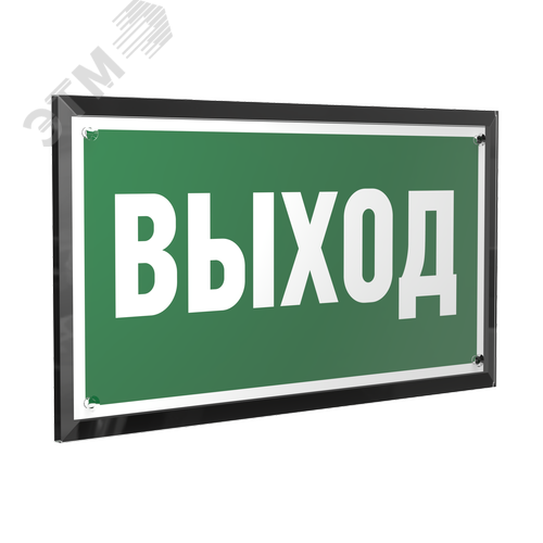 Знак безопасности PT-32178-Black.E22''Выход'' - фото 1