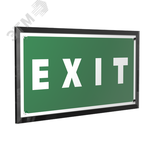 Знак безопасности PT-32178-Black.E25''EXIT'' - фото 1