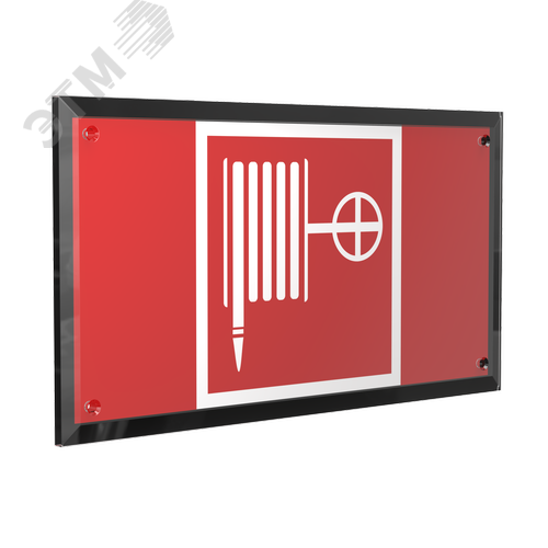 Знак безопасности PT-32178-Black.F02''Пожарный кран'' - фото 1