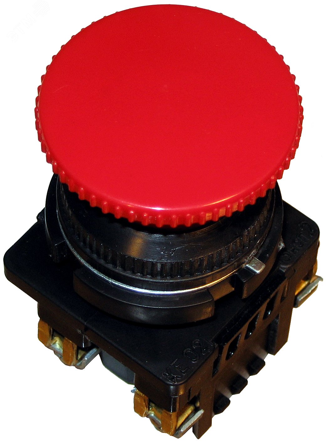 Выключатель нажимной КЕ-131 исполнение 2 (1но+1нз) красный гриб 9672862 Инженерсервис