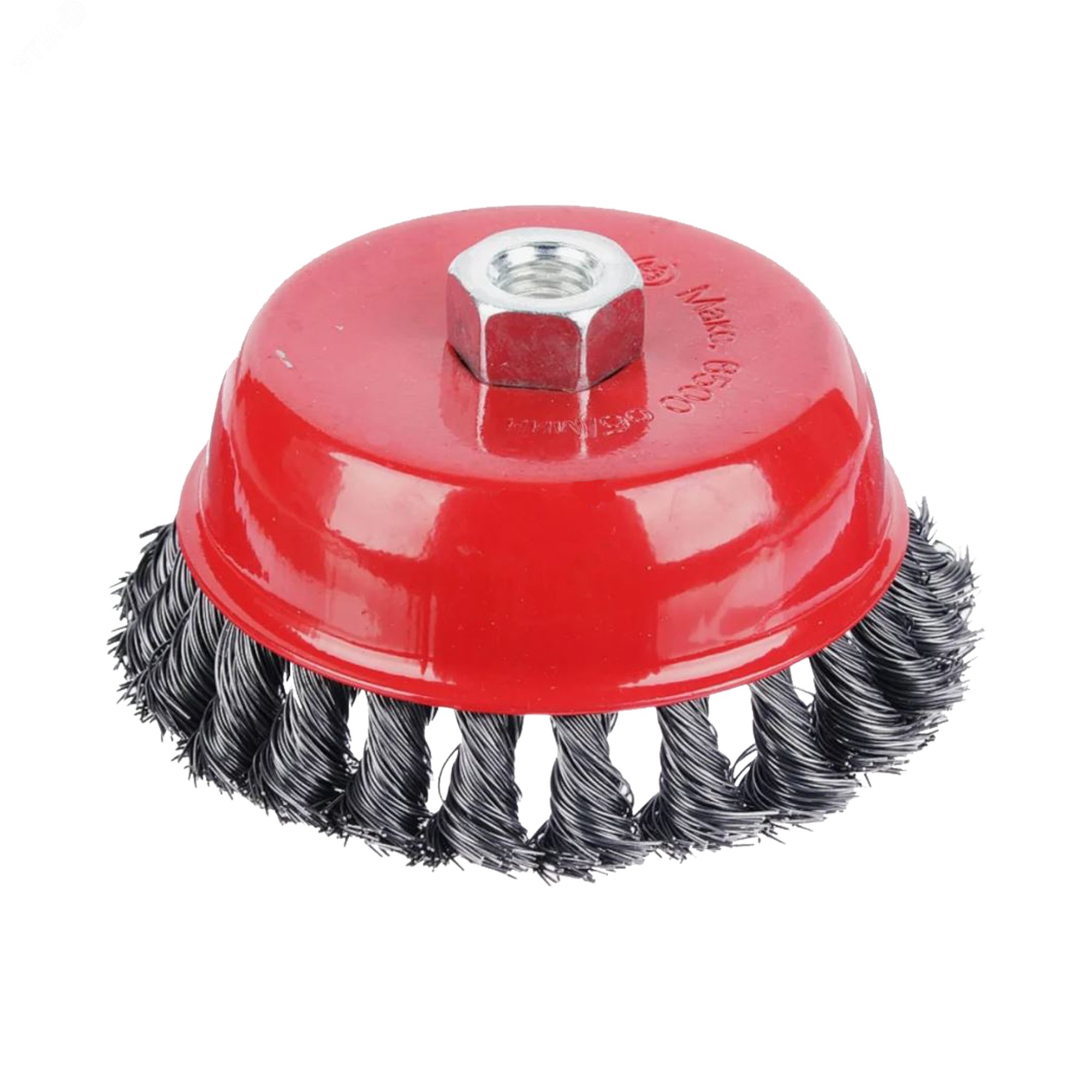 Изображение товара Щётка-чашка М14 из стальной витой проволоки 100мм для металла