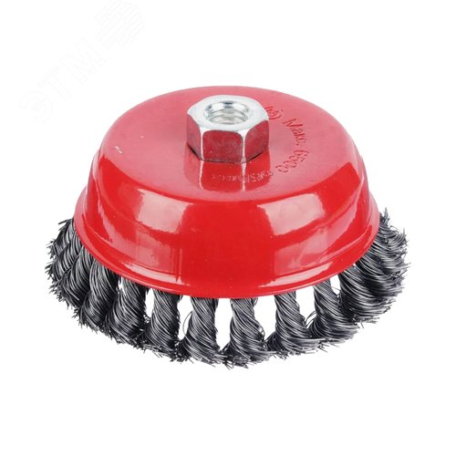 Изображение товара Щётка-чашка М14 из стальной витой проволоки 125мм (шт)