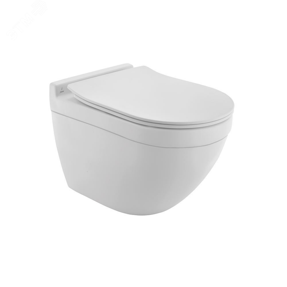 Изображение товара Подвесной унитаз Jaquar Solo с сиденьем из дюропласта белый матовый