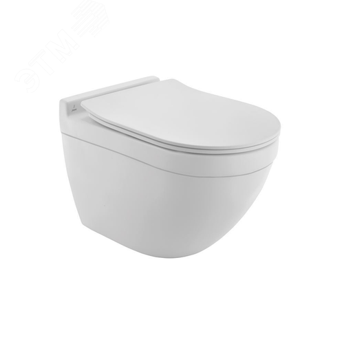 Изображение товара Унитаз подвесной Jaquar Solo, сиденье из дюропласта, белый матовый (компл)