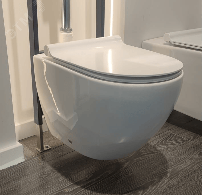 Изображение товара Подвесной унитаз Jaquar Solo с сиденьем из дюропласта белый