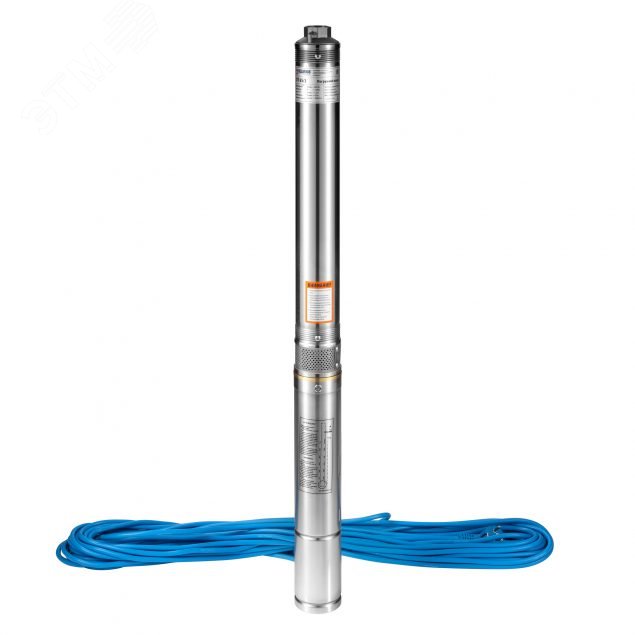 Изображение товара Насос скважинный центробежный 3TF-90/3, кабель 50м (шт)