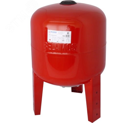 Изображение товара Бак расширительный 50VW красный, вертикальный, 50л, 8бар (шт)