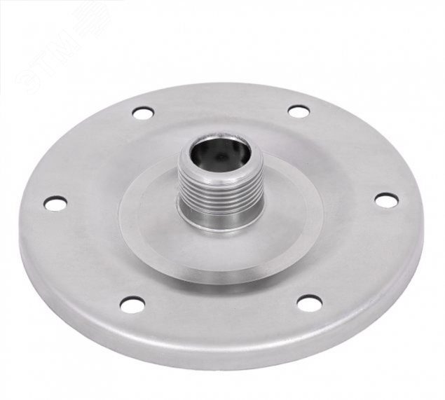 Изображение товара Фланец гидроаккумулятора F1O 1 отверстие оцинкованный для систем водоснабжения