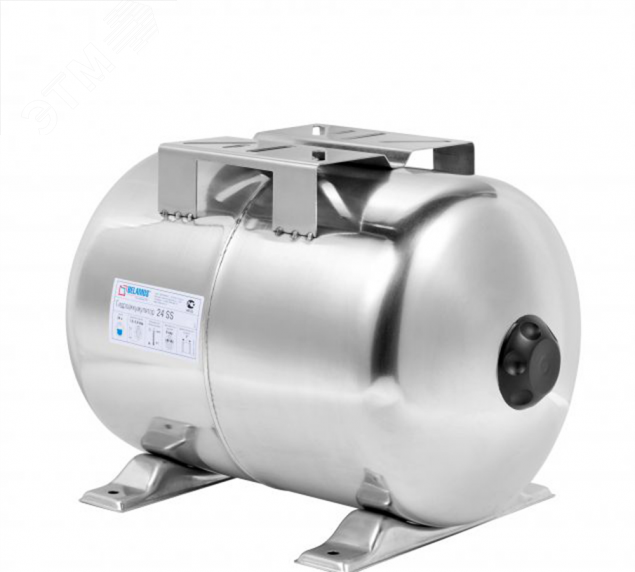 Изображение товара Гидроаккумулятор Belamos 24SS, 24 л, горизонтальный, 10 бар