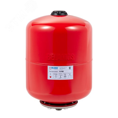 Изображение товара Бак расширительный 19RW, красный, подвесной, 19л, 6бар (шт)
