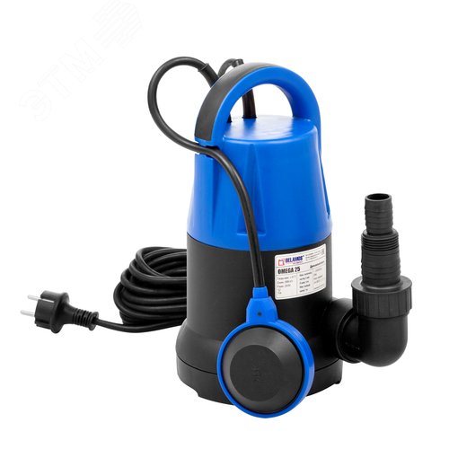 Изображение товара Насос дренажный погружной Omega 25, кабель 6м (шт)