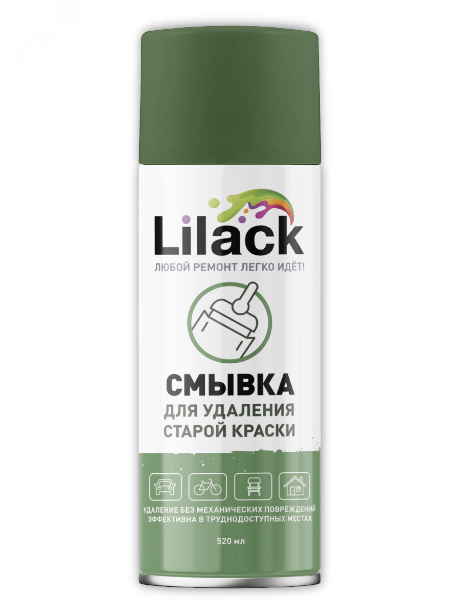 Изображение товара Смывка аэрозольная 520 мл для удаления лакокрасочных покрытий