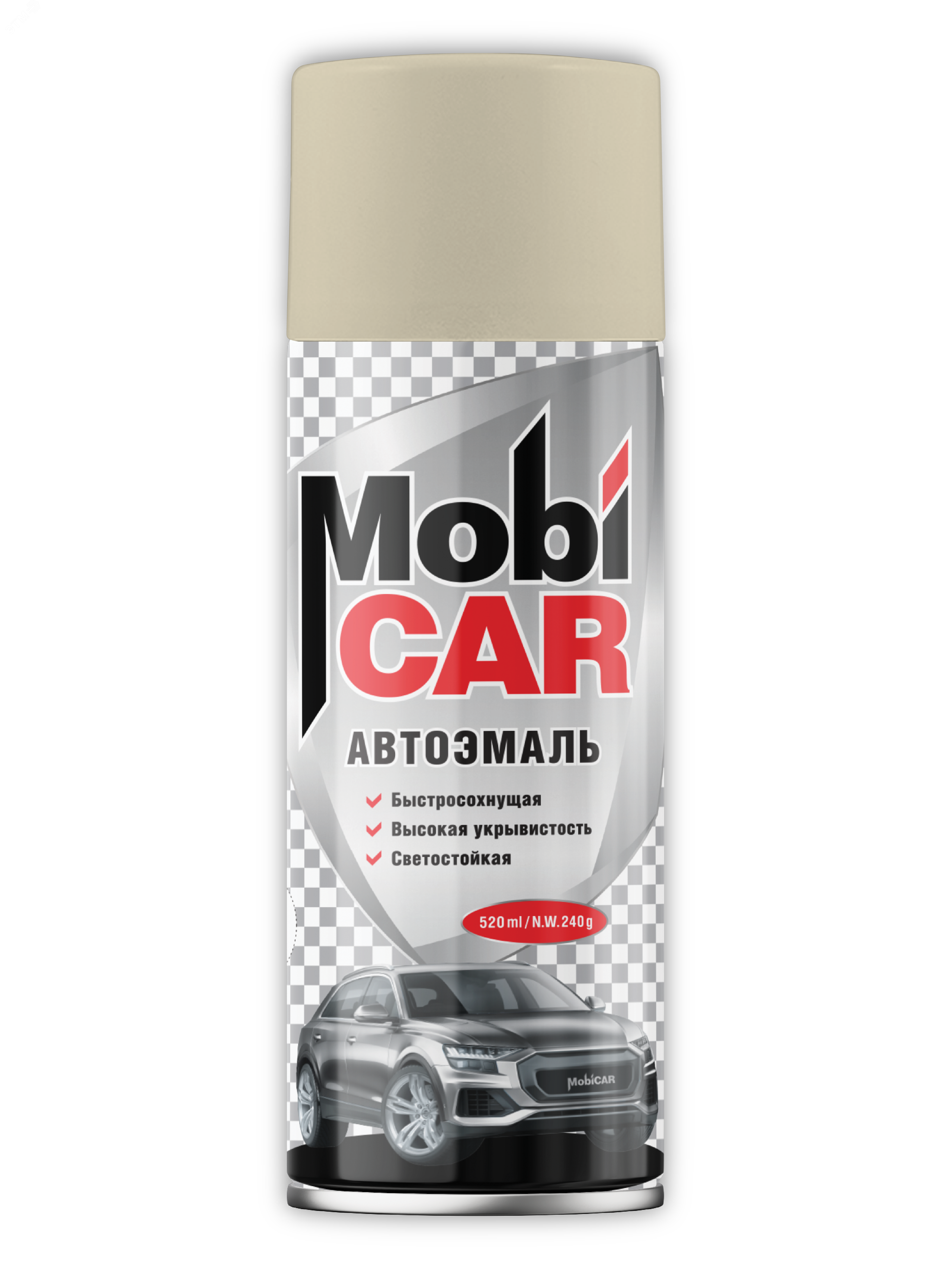 Изображение товара Автоэмаль аэрозольная 520 мл MOBICAR для ремонта кузова