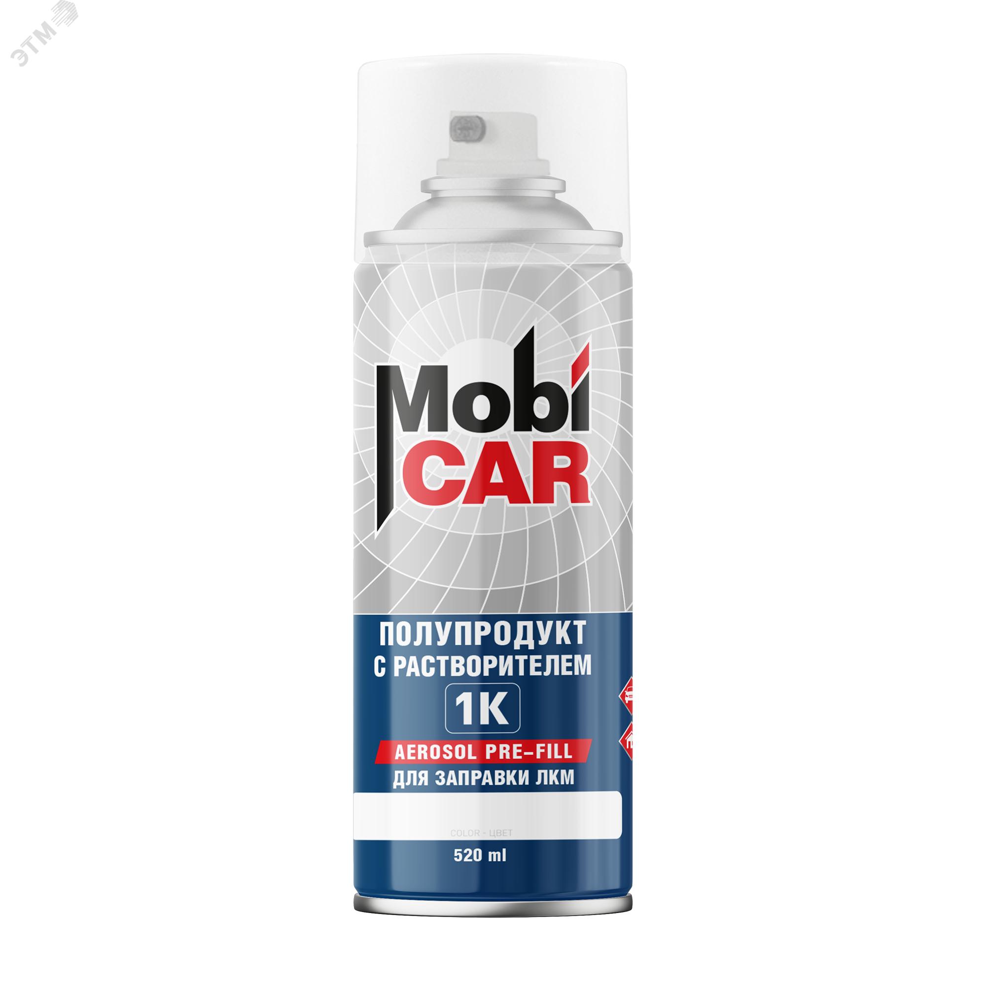 Изображение товара Полупродукт аэрозольный 1К с растворителем LINDAL 520 мл для эмалей