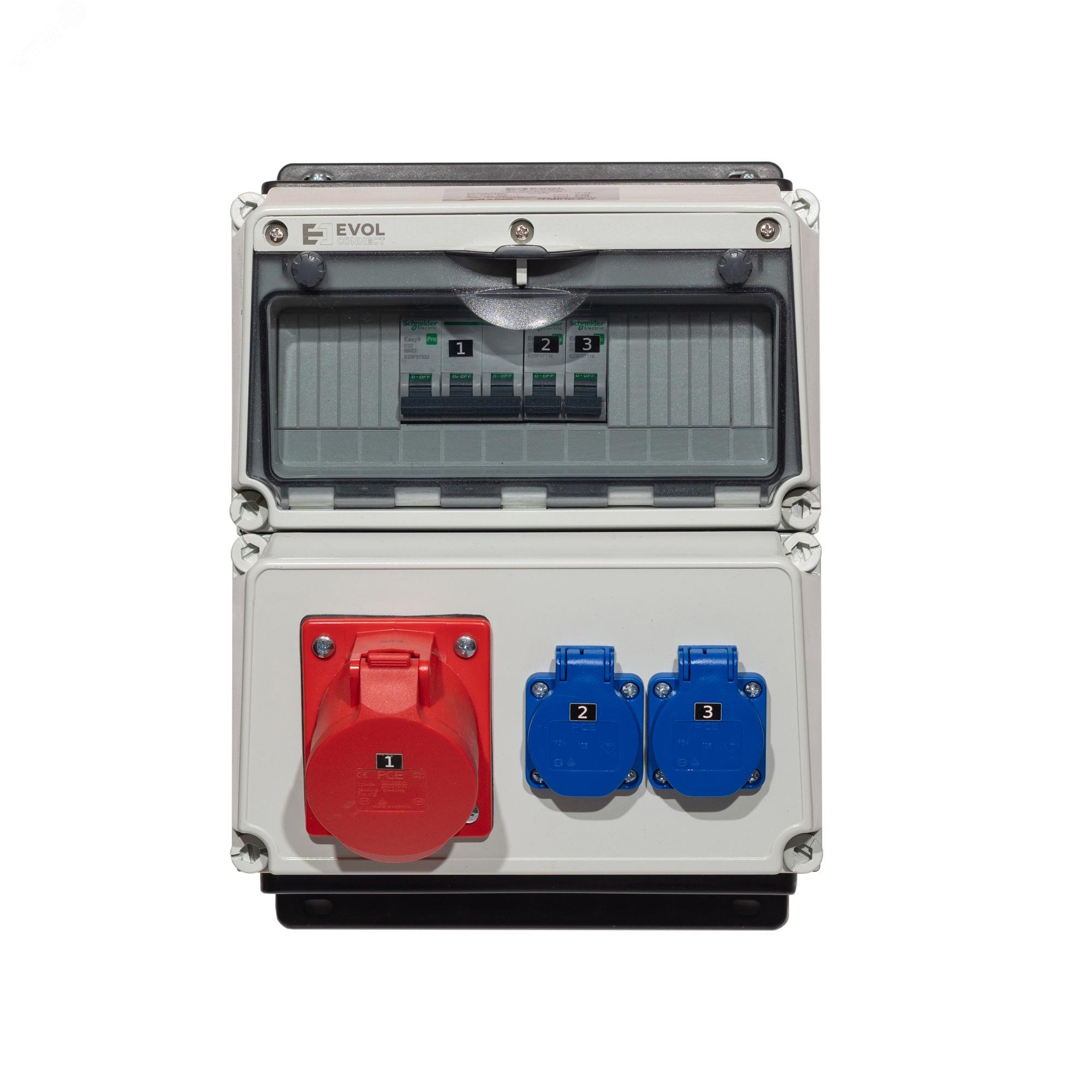 Изображение товара Настенное распределительное устройство EVOL BLOCKBOX из пластика