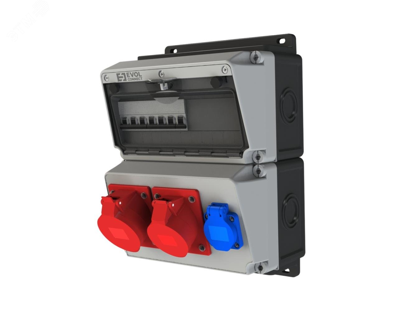 Изображение товара Распределительное настенное устройство EVOL BLOCKBOX пластиковое 1 шт
