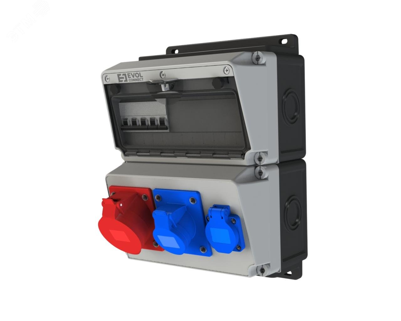 Изображение товара Устройство распределительное настенное EVOL BLOCKBOX пластикт, гарантия, доставка по России