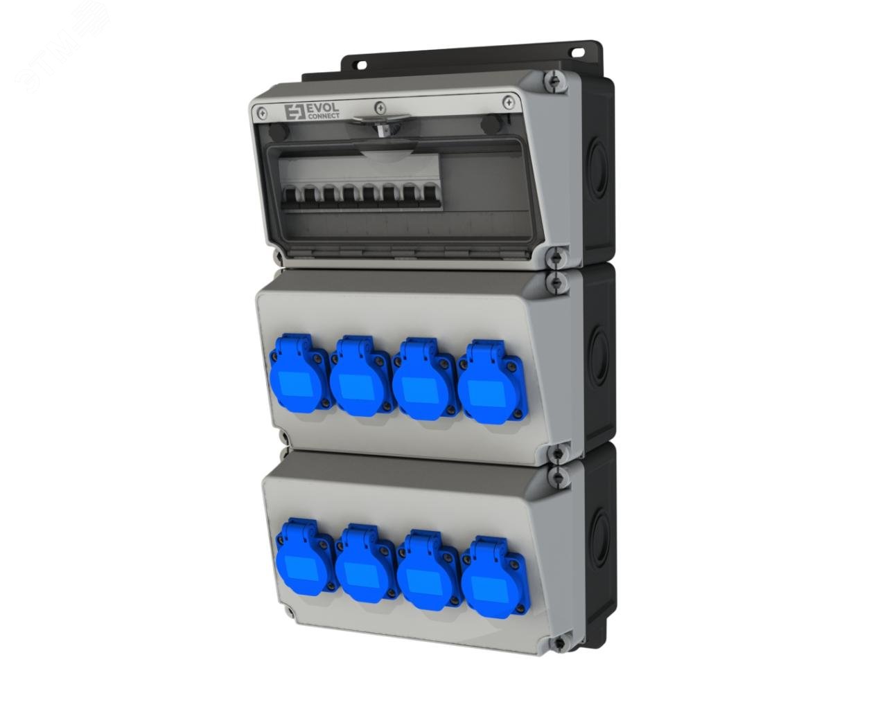 Изображение товара Устройство распределительное настенное пластикт EVOL BLOCKBOX