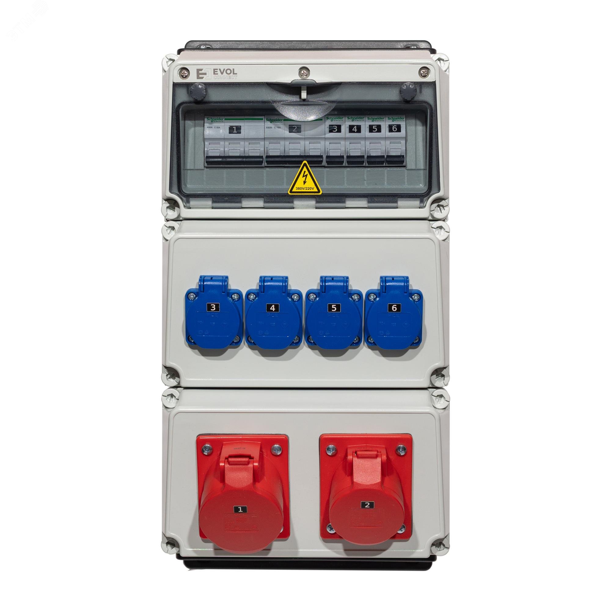 Изображение товара Устройство распределительное настенное пластикт EVOL BLOCKBOX