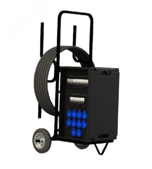 Изображение товара Передвижной распределительный щит EVOL Everest 52 модулей IP65 стальная рама