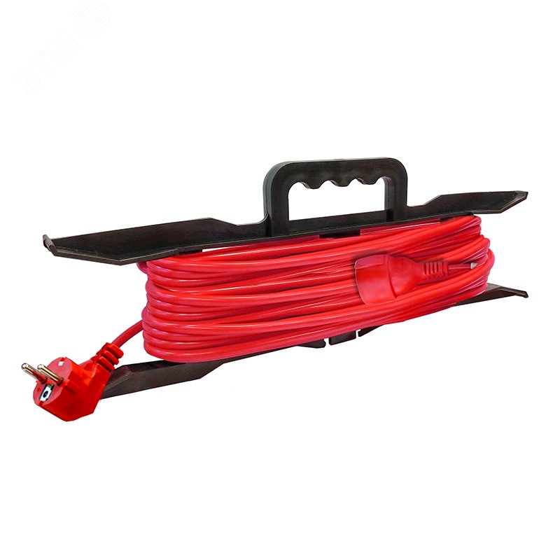 Изображение товара Удлинитель силовой на рамке DOMTOK 50 м 10 А 220 В с заземлением