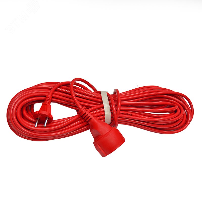 Изображение товара Удлинитель-шнур ПВС 2*1 20 метров без заземления DOMTOK