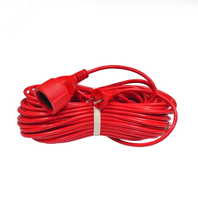 Изображение товара Удлинитель шнур ПВС 2*1 30 метров DOMTOK без заземления для тяжелых условий