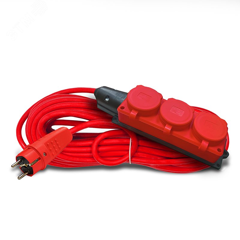 Изображение товара Морозостойкий удлинитель силовой 3 розетки IP-44 40м АРКТИК DOMTOK