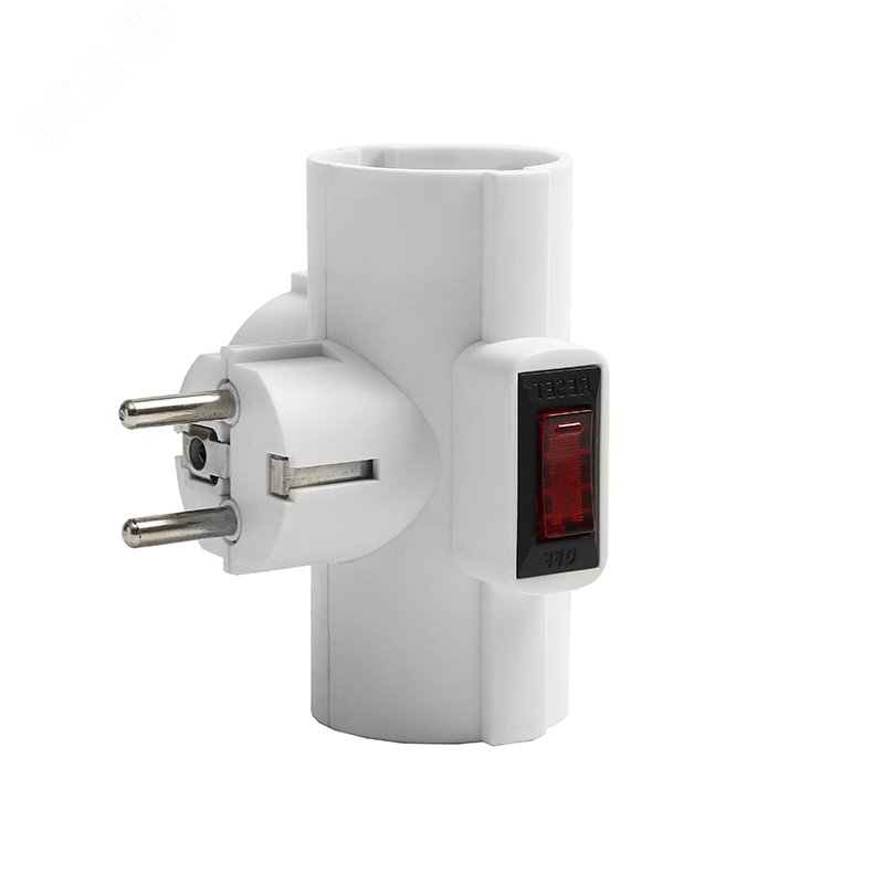 Изображение товара Разветвитель 3 гнезда с термовыключателем DOMTOK