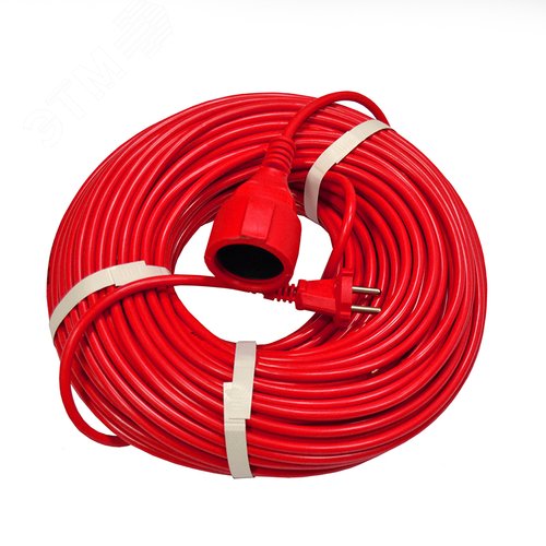 Изображение товара Удлинитель-шнур ПВС 2*1, 2,2кВт, без заземления, 50 метров DOMTOK (шт)