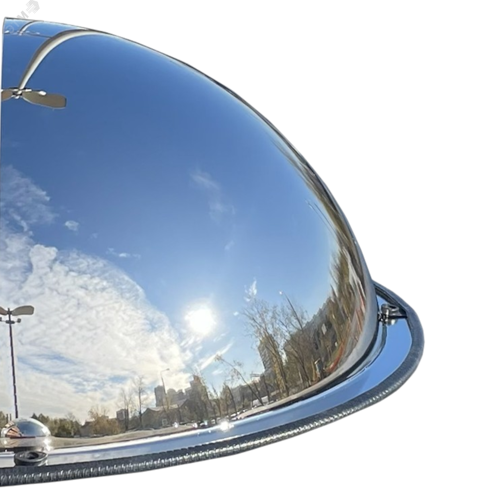 Изображение товара Зеркало для помещений купольное полусфера 600 мм (шт)