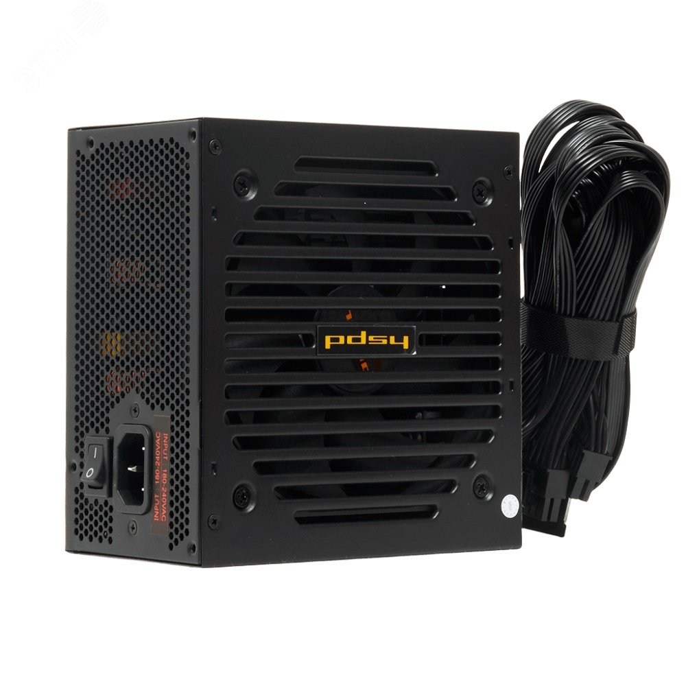 Изображение товара Блок питания 550W Bronze ATX полумодульный HSPD HSI-550BS-BK для ПК