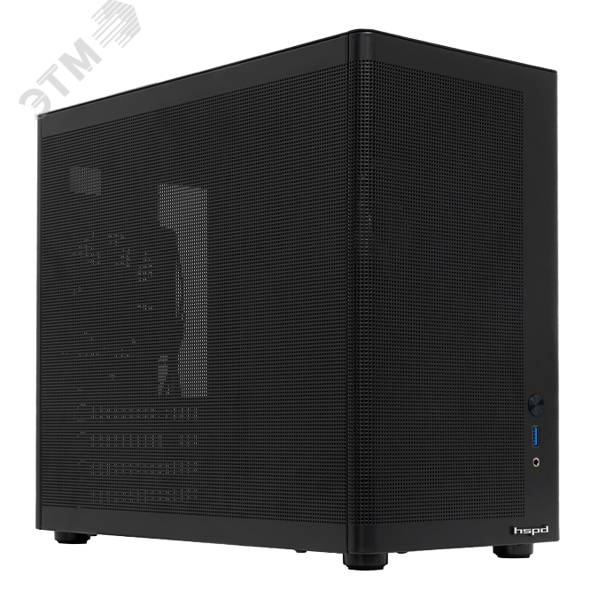 Изображение товара Корпус для ПК HSPD M210 Mesh Black с вентилятором 90мм