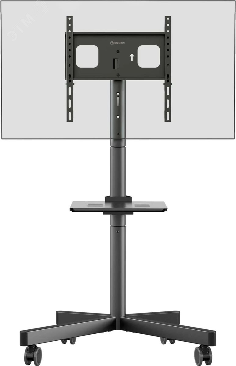 Изображение товара Стойка для телевизора 23''-60'' макс.45кг напольный мобильный, черный (шт)