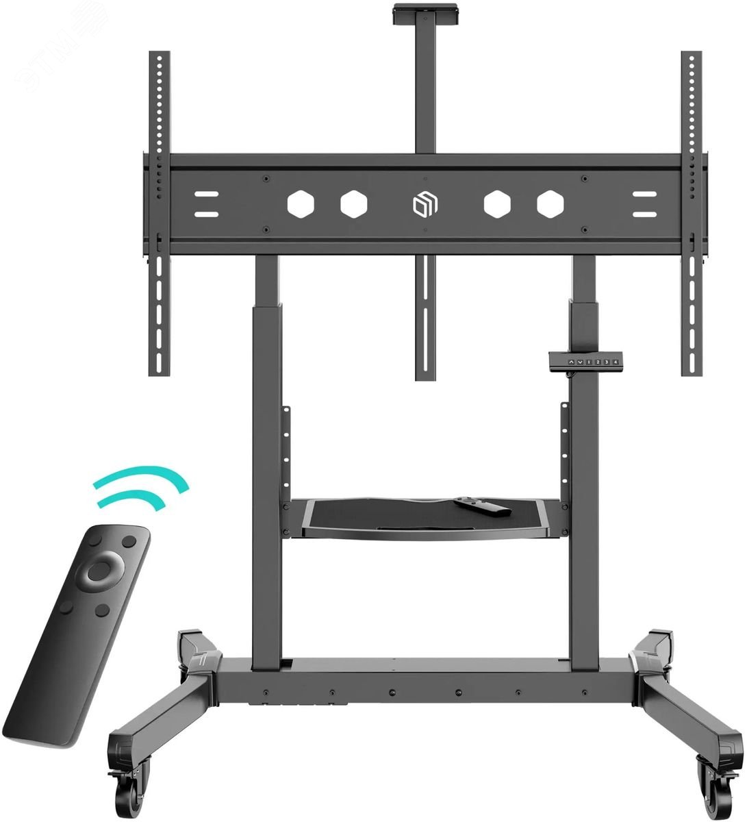 Изображение товара Стойка для телевизора 50''-100'' макс.120кг напольный наклон, черный (шт)