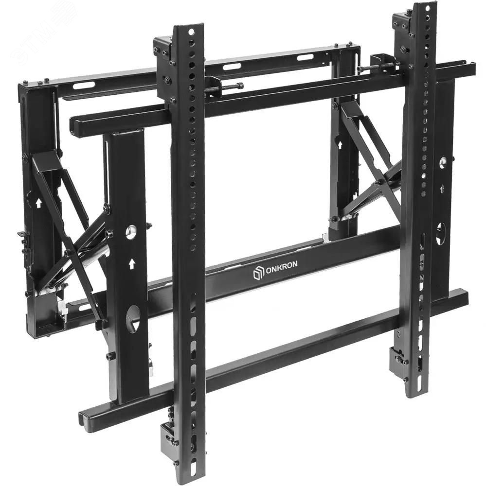 Изображение товара Кронштейн для телевизора 50''-70'' макс.50кг настенный наклонно-выдвижной, черный (шт)