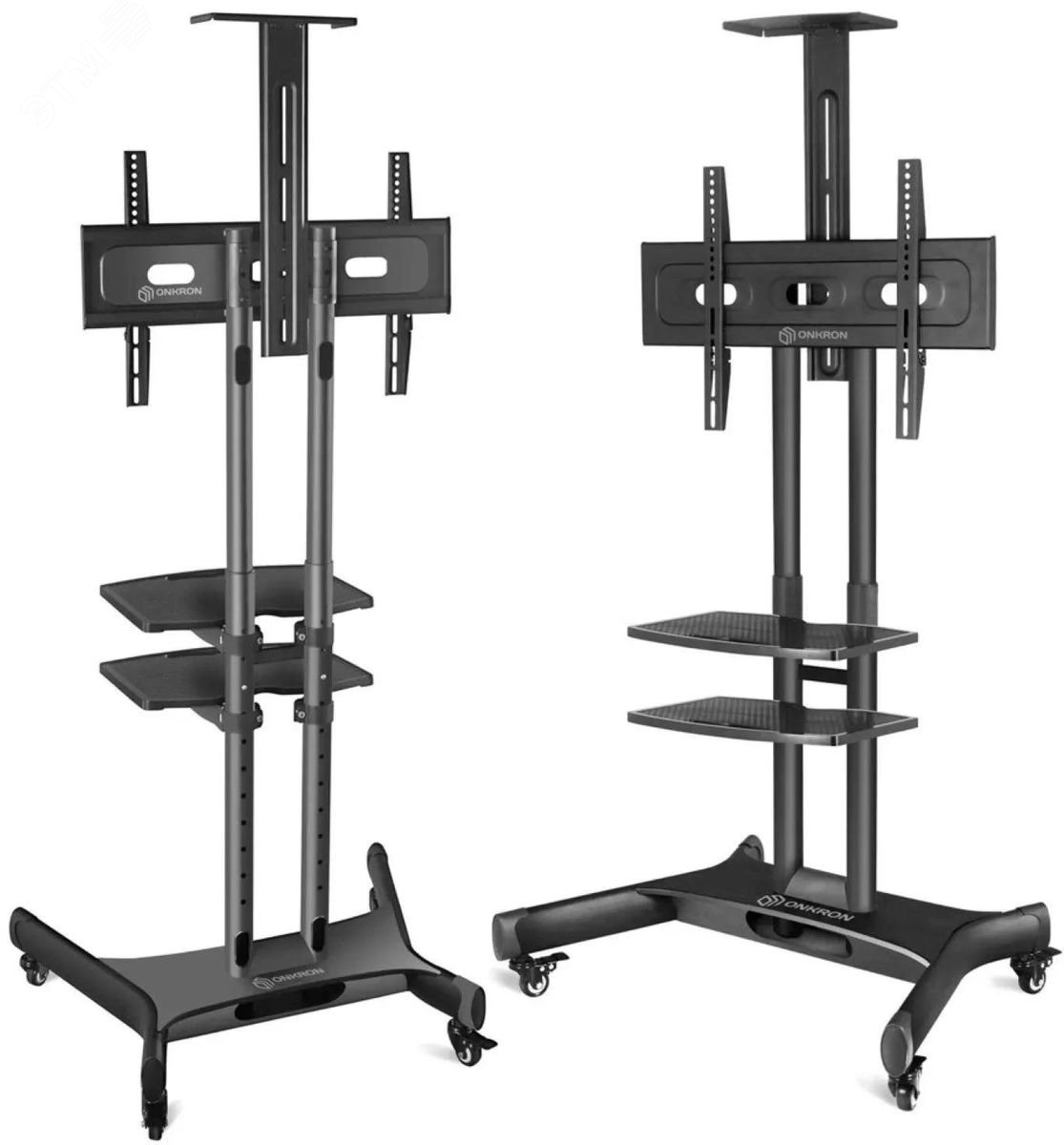 Изображение товара Подставка для телевизора 40''-70'' макс.60.5кг напольный мобильный, черный (шт)