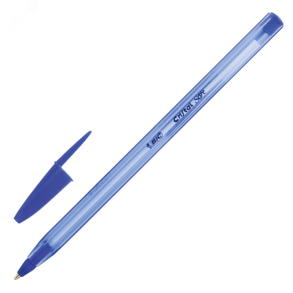 Изображение товара Ручка шариковая BIC Cristal Soft линия 0,35 мм, синяя (шт) Изображение товара Ручка шариковая BIC Cristal Soft линия 0,35 мм, синяя (шт)