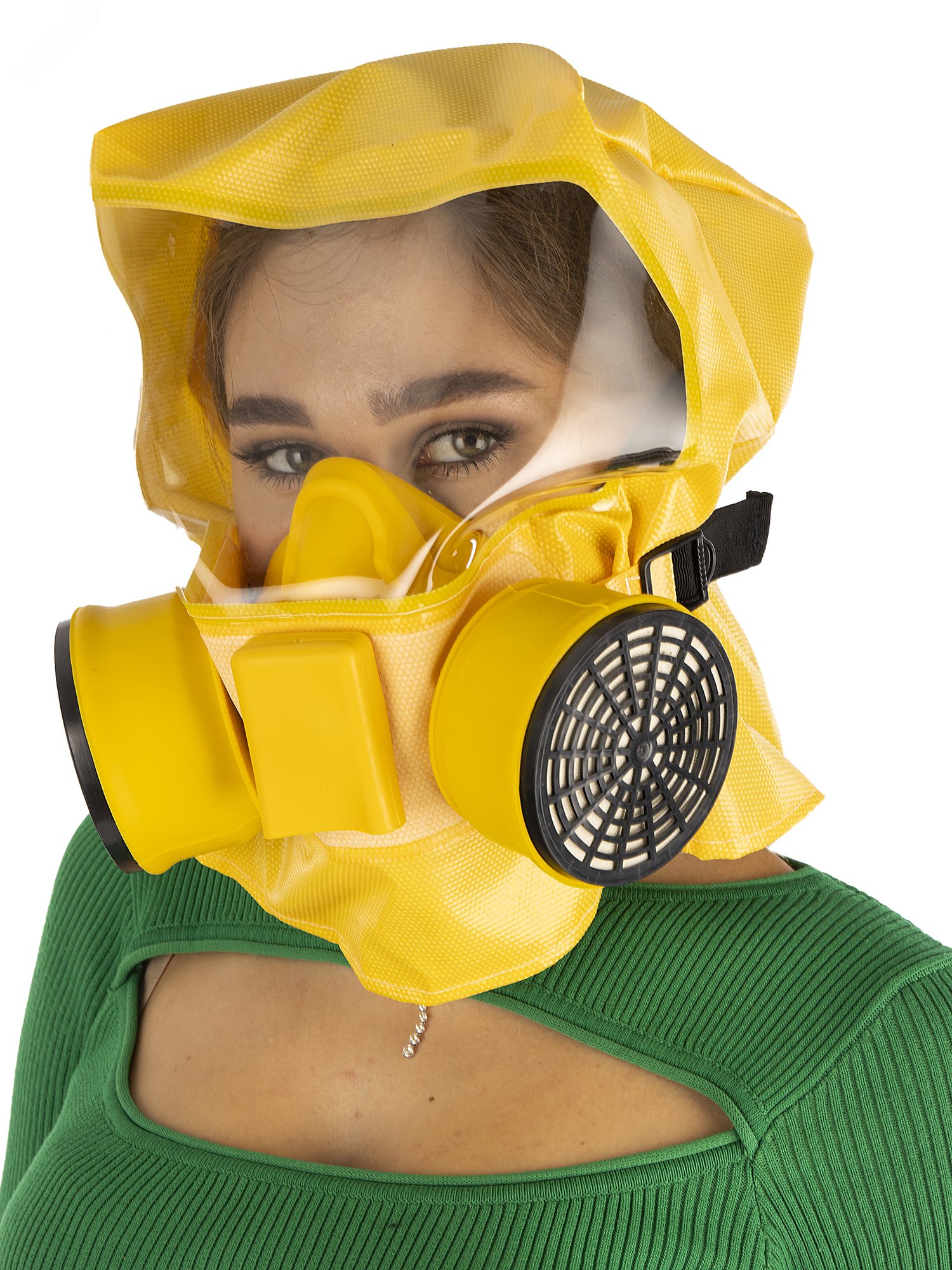 Изображение товара Универсальный фильтрующий малогабаритный самоспасатель Шанс - Е для защиты при пожаре и аварии