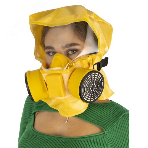 Изображение товара Универсальный фильтрующий малогабаритный самоспасатель (УФМС) «Шанс» - Е п/м (упак)