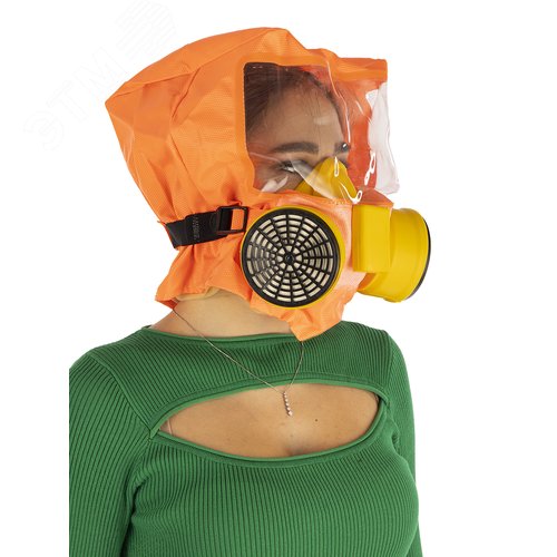 Изображение товара Универсальный фильтрующий малогабаритный самоспасатель (УФМС) «Шанс»-Е (фильтры ФСЭ-С) п/м (упак)