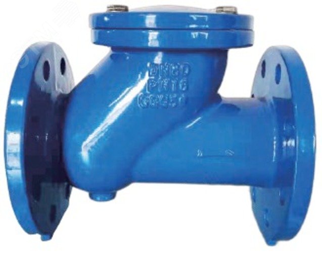 Изображение товара Клапан обратный шаровый фланцевый мод 5109 из чугуна GGG40 PN16 для воды