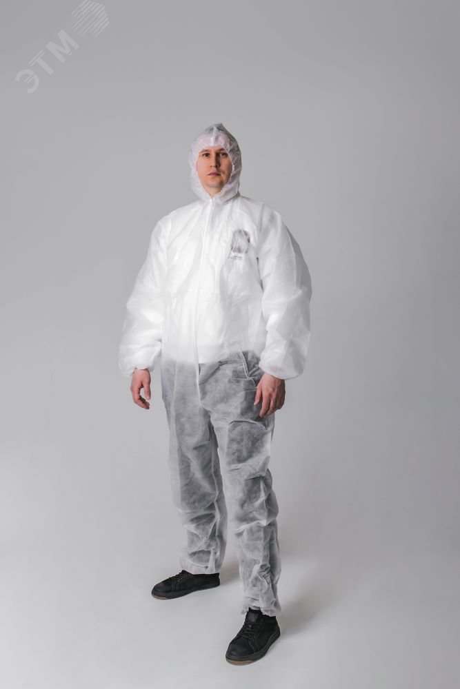 Изображение товара Защитный комбинезон Смелый Каспер из спанбонда 60 г/м2 4XL